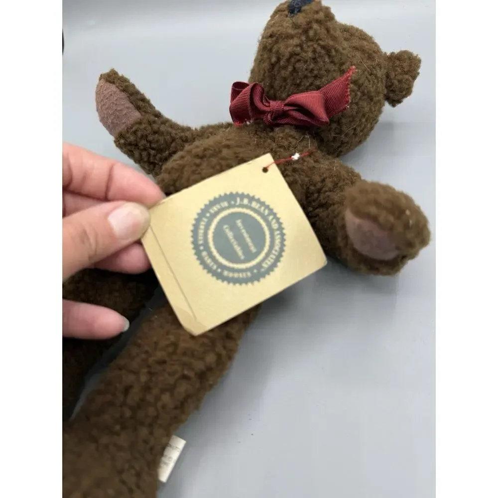 Boyds Bears Plush Teddy Brown 11” 1995 J.B. Bean & Associates w/ Hang Tag